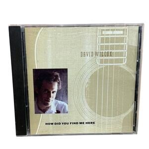 Vintage 1989 David Wilcox How Did You Find Me Here Audio Music CD